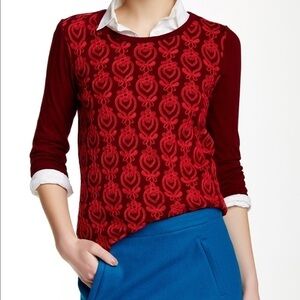 J. Crew Factory Embroidered Front Tee Size Small